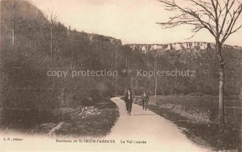 AK / Ansichtskarte St-Seine-l Abbaye DIJON 21 Cote-d Or Panorama Val Courbe