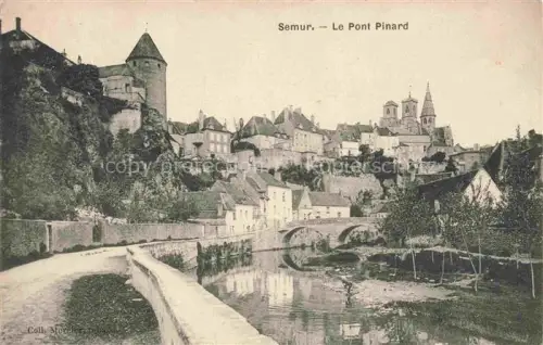 AK / Ansichtskarte SEMUR-EN-AUXOIS Montbard 21 Cote-d Or Vue générale et le Pont Pinard