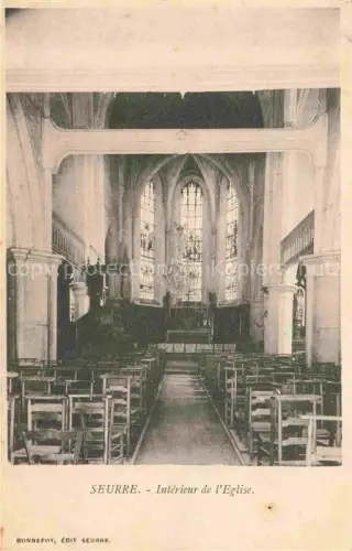 AK / Ansichtskarte Seurre Beaune 21 Cote-d Or Intérieur de l'église