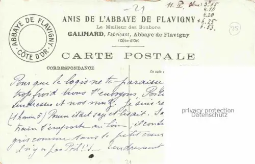 AK / Ansichtskarte Flavigny-sur-Ozerain Montbard 21 Cote-d Or Abbaye de Flavigny Fabrique d'Anis