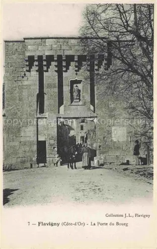 AK / Ansichtskarte Flavigny-sur-Ozerain Montbard 21 Cote-d Or La Porte du Bourg