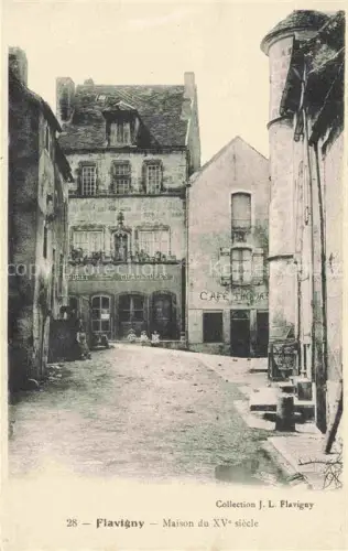 AK / Ansichtskarte Flavigny-sur-Ozerain Montbard 21 Cote-d Or Maison du XVe siècle