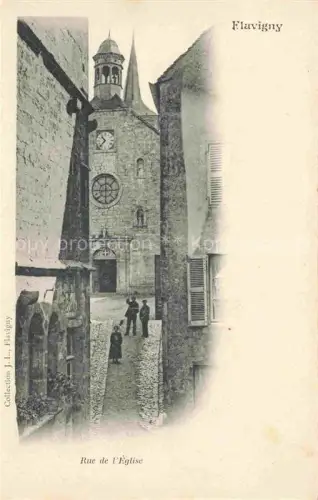 AK / Ansichtskarte Flavigny-sur-Ozerain Montbard 21 Cote-d Or Rue de l'Eglise