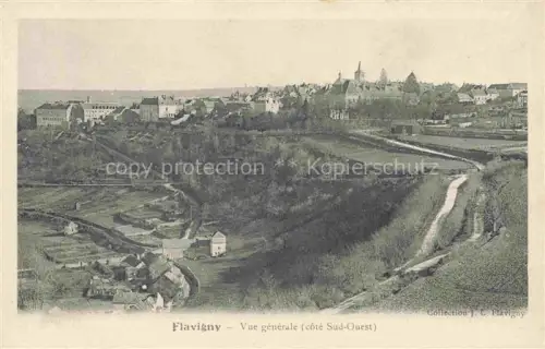 AK / Ansichtskarte Flavigny-sur-Ozerain Montbard 21 Cote-d Or Vue générale côté sud ouest