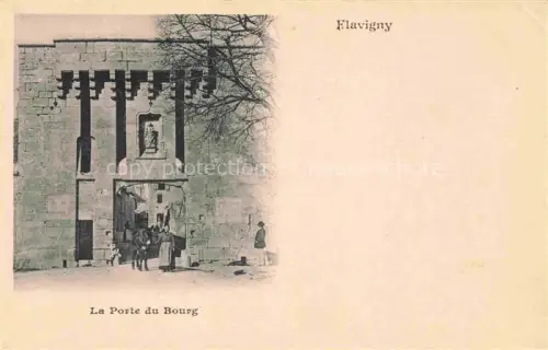AK / Ansichtskarte Flavigny-sur-Ozerain Montbard 21 Cote-d Or La Porte du Bourg