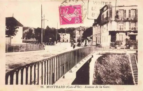 AK / Ansichtskarte MONTBARD 21 Cote-d Or Avenue de la Gare