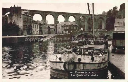 AK / Ansichtskarte DINAN 22 Cotes-d Armor Les quais et le viaduc