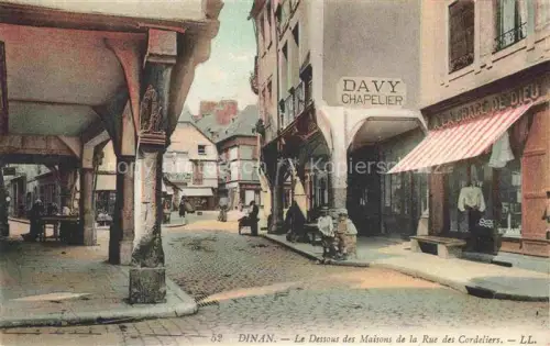 AK / Ansichtskarte DINAN 22 Cotes-d Armor Les dessous des maisons de la Rue des Cordeliers