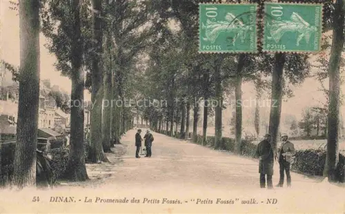 AK / Ansichtskarte DINAN 22 Cotes-d Armor Promenade des Petits Fossés