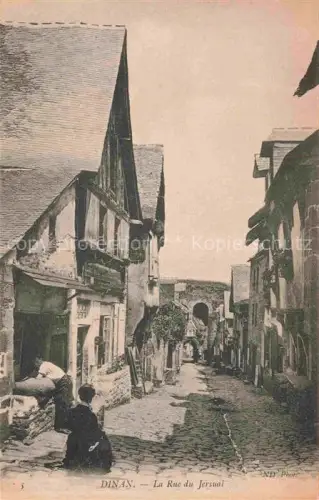 AK / Ansichtskarte DINAN 22 Cotes-d Armor Rue du Jersual