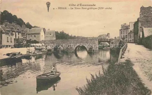 AK / Ansichtskarte DINAN 22 Cotes-d Armor Le vieux pont gothique