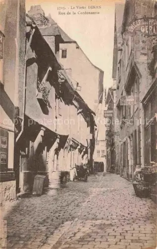 AK / Ansichtskarte DINAN 22 Cotes-d Armor Rue de la Cordonnerie