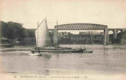 AK / Ansichtskarte DINAN 22 Cotes-d Armor Le pont de Less sur la Rance