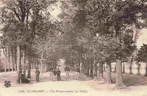 AK / Ansichtskarte Guingamp 22 Cotes-d Armor Les Promenades du Valby