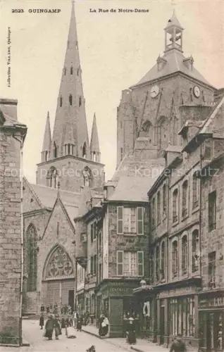 AK / Ansichtskarte Guingamp 22 Cotes-d Armor Rue de Notre-Dame