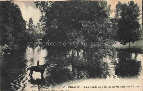 AK / Ansichtskarte Guingamp 22 Cotes-d Armor Les bords du Trieux au Moulin des Salles