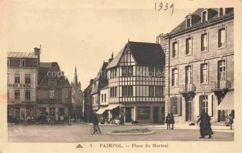 AK / Ansichtskarte PAIMPOL Saint-Brieuc 22 Cotes-d Armor Place du Martrai