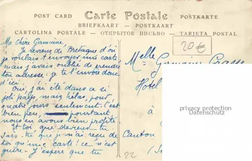 AK / Ansichtskarte Ploubazlanec Saint-Brieuc 22 Cotes-d Armor Le Cimetière Tome du Grand Yann de Pierre Loti Pêcheur d'Islande