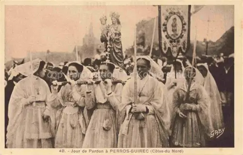 AK / Ansichtskarte PERROS-GUIREC Lannion 22 Cotes-d Armor Jour de Pardon Procession