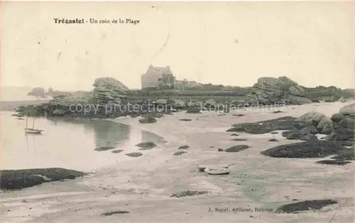 AK / Ansichtskarte Tregastel 22 Cotes-d Armor Un coin de la plage