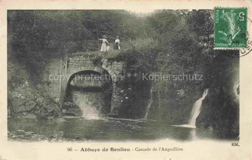 AK / Ansichtskarte Bonlieu Peyrat-la-Noniere Aubusson 23 Creuse Abbaye de Bonlieu Cascade de l'Anguillère