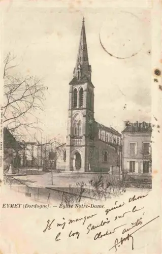 AK / Ansichtskarte Eymet Bergerac 24 Dordogne Eglise Notre-Dame