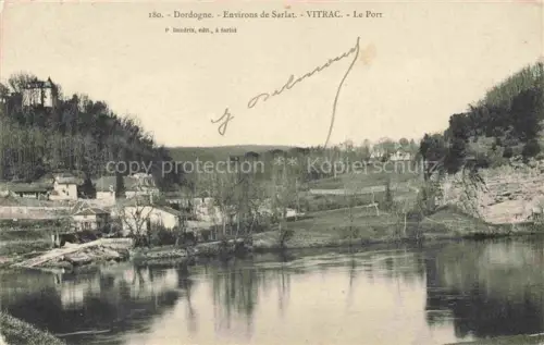 AK / Ansichtskarte Vitrac Sarlat-la-Caneda 24 Dordogne Vue générale et le port
