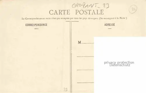 AK / Ansichtskarte Crozant Gueret 23 Creuse Ruines sur la Sédelle