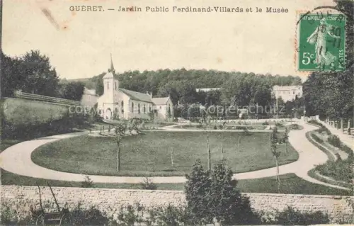 AK / Ansichtskarte Gueret 23 Creuse Jardin Public Ferdinand-Villards et le musée
