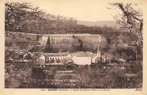 AK / Ansichtskarte Gueret 23 Creuse Lycée de Jeunes Filles et le musée