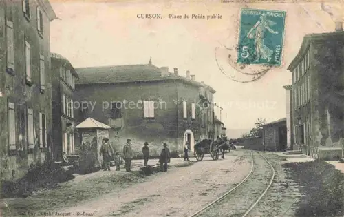 AK / Ansichtskarte Curson Chanos-Curson VALENCE 26 Drome Place du Poids public