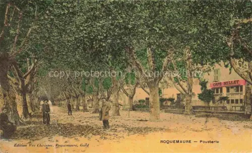 AK / Ansichtskarte Roquemaure NIMES 30 Gard Pousterie Café Millet 