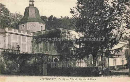 AK / Ansichtskarte Vezenobres ALES 30 Gard Aile droite du Chateau 