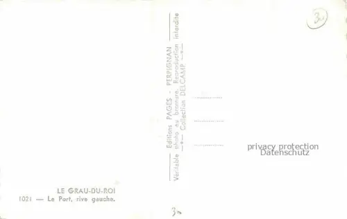 AK / Ansichtskarte Le Grau-du-Roi NIMES 30 Gard Le Port rive gauche Segelboote