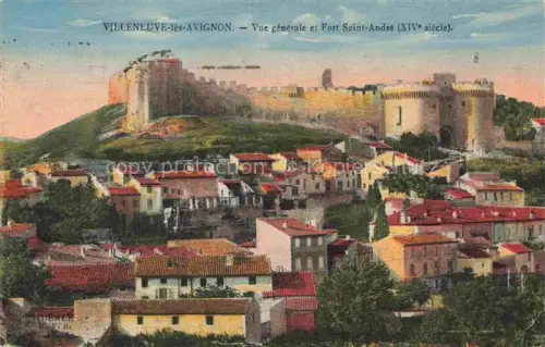 AK / Ansichtskarte Villeneuve  Avignon 84 Vaucluse Vue Generale Fort Saint Andre 