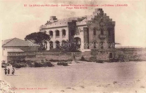 AK / Ansichtskarte Grau-du-Roi NIMES 30 Gard Station Chateau Lenhard Plage Rive Droite 