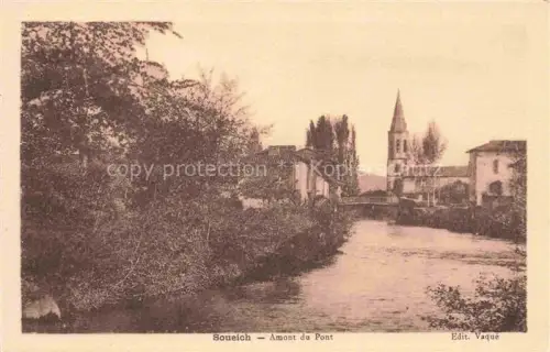 AK / Ansichtskarte Soueich Saint-Gaudens 31 Haute-Garonne Amont du Pont Bruecke Fluss
