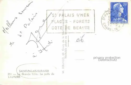 AK / Ansichtskarte ST-PALAIS -SUR-MER 17 Charente-Maritime La Grande Cote Le puits de Lauture