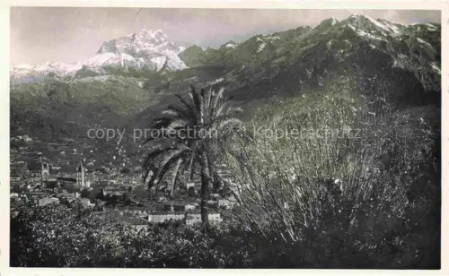 AK / Ansichtskarte SOLLER Mallorca ES con el Puig Mayor