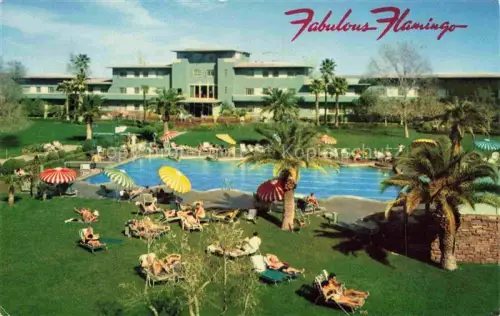 AK / Ansichtskarte LAS VEGAS Nevada USA Hotel Flamingo Pool