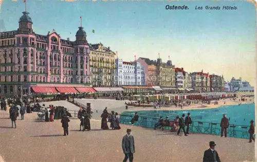 AK / Ansichtskarte OSTENDE Oostende West-Vlaanderen Belgie Les Grands Hotels