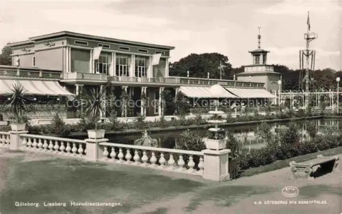 AK / Ansichtskarte GoeTEBORG Sweden Liseborg Huvudrestaurangen