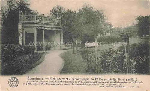 AK / Ansichtskarte Bonsecours  Bon-Secours Peruwelz Belgie Etablissement d'hydrotherapie du Dr Delaunois