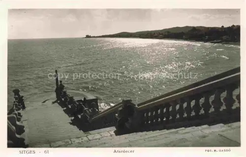 AK / Ansichtskarte SITGES Costa Dorada ES Atardecer