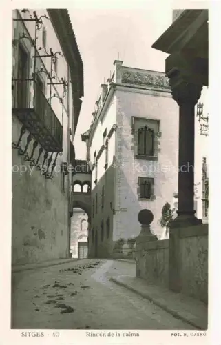 AK / Ansichtskarte SITGES Costa Dorada ES Rincon de la calma
