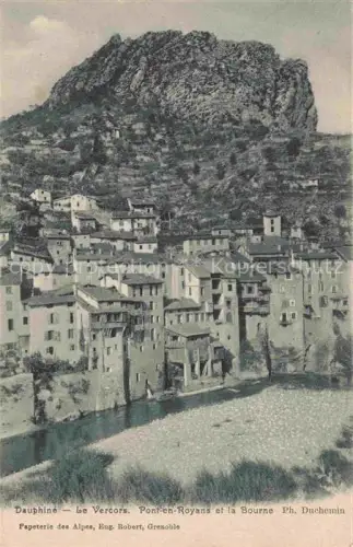 AK / Ansichtskarte Le Vercors Region 38 Isere Pont en Royans et la Bourne