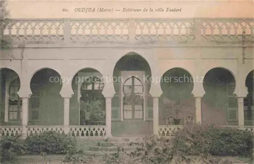 AK / Ansichtskarte Oudja Oujda Maroc Exterieur de la villa Faubert