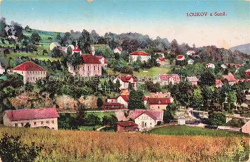 AK / Ansichtskarte Loukov u Semil Semily CZ Panorama