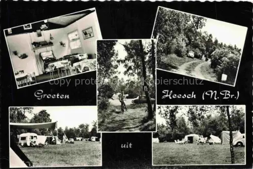 AK / Ansichtskarte Heesch Noord-Brabant AT Camping De Witte Molen Restaurant Teilansichten