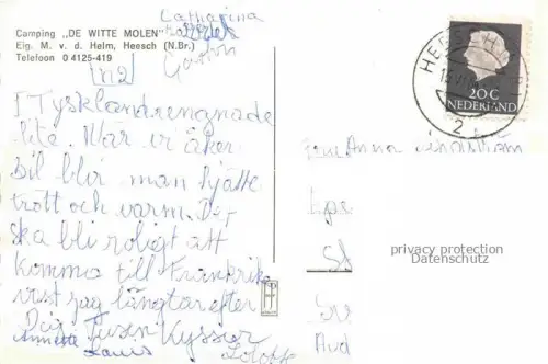 AK / Ansichtskarte Heesch Noord-Brabant AT Camping De Witte Molen Restaurant Teilansichten
